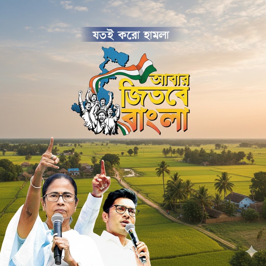 tweetsRumana's tweet photo. এই লড়াই শুধু রাজনৈতিক নয়। এই লড়াই পরিচয়ের, সম্মানের, অধিকার রক্ষার। বাংলার আত্মার বিরুদ্ধে আঘাত মানেই প্রতিরোধ নিশ্চিত।
#AbarJitbeBangla https://t.co/XF9WS4AVz5