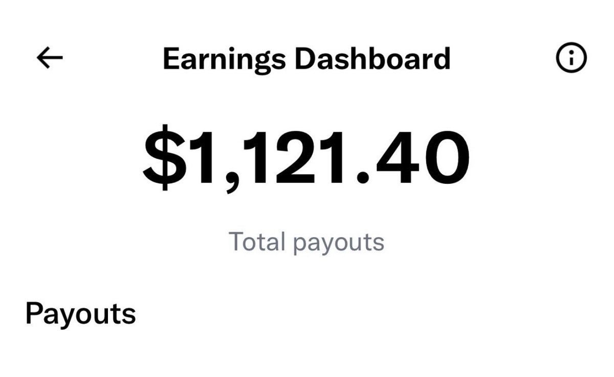 Elon is paying x creators today- this is what creators helping you to do follow for follow  are not telling you,you can have 10 billion impressions but if most or all  don’t come from premium verified accounts engaging you, X will never pay you - all your sleepless nights wasted
