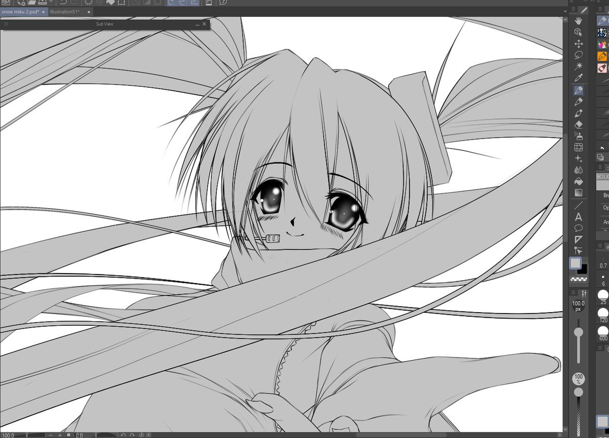 Snow Miku WIP, (late as always...)
#HatsuneMiku #初音ミク