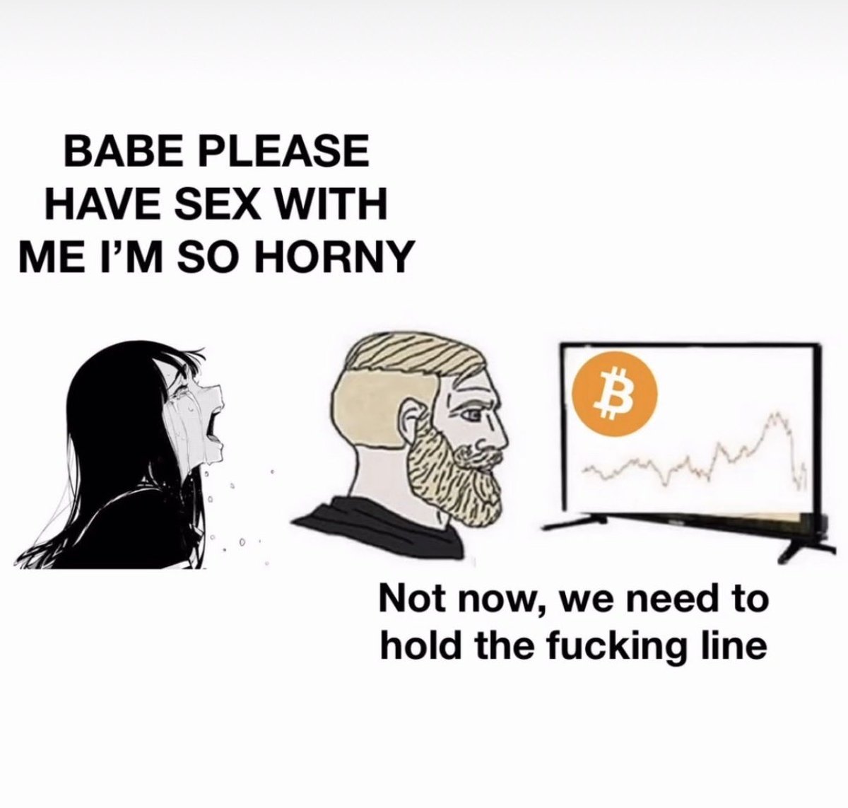 degensing's tweet image. And here I am in my bedroom sitting with my gf like this