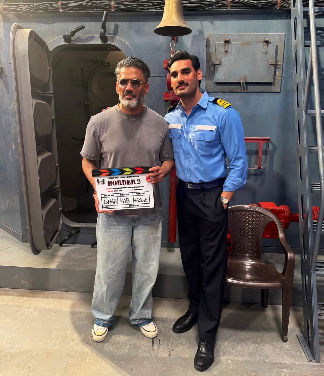 ❤️🇮🇳 #Border2 

<a href="/ahanshetty28/">Ahan Shetty</a> baba <a href="/SunielVShetty/">Suniel Shetty</a> sir