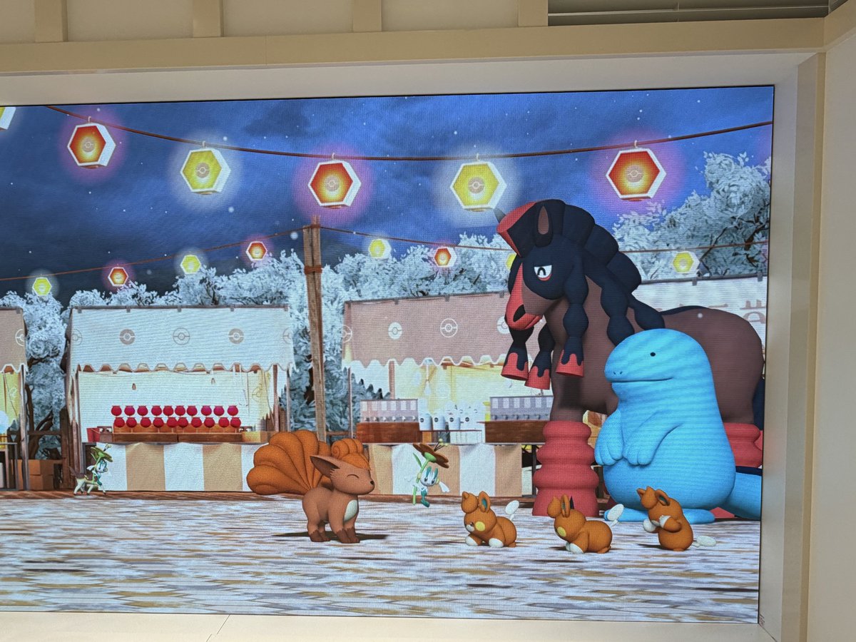 今年初ポケセン行ってきた！トウホクさん今年もよろしくお願いします