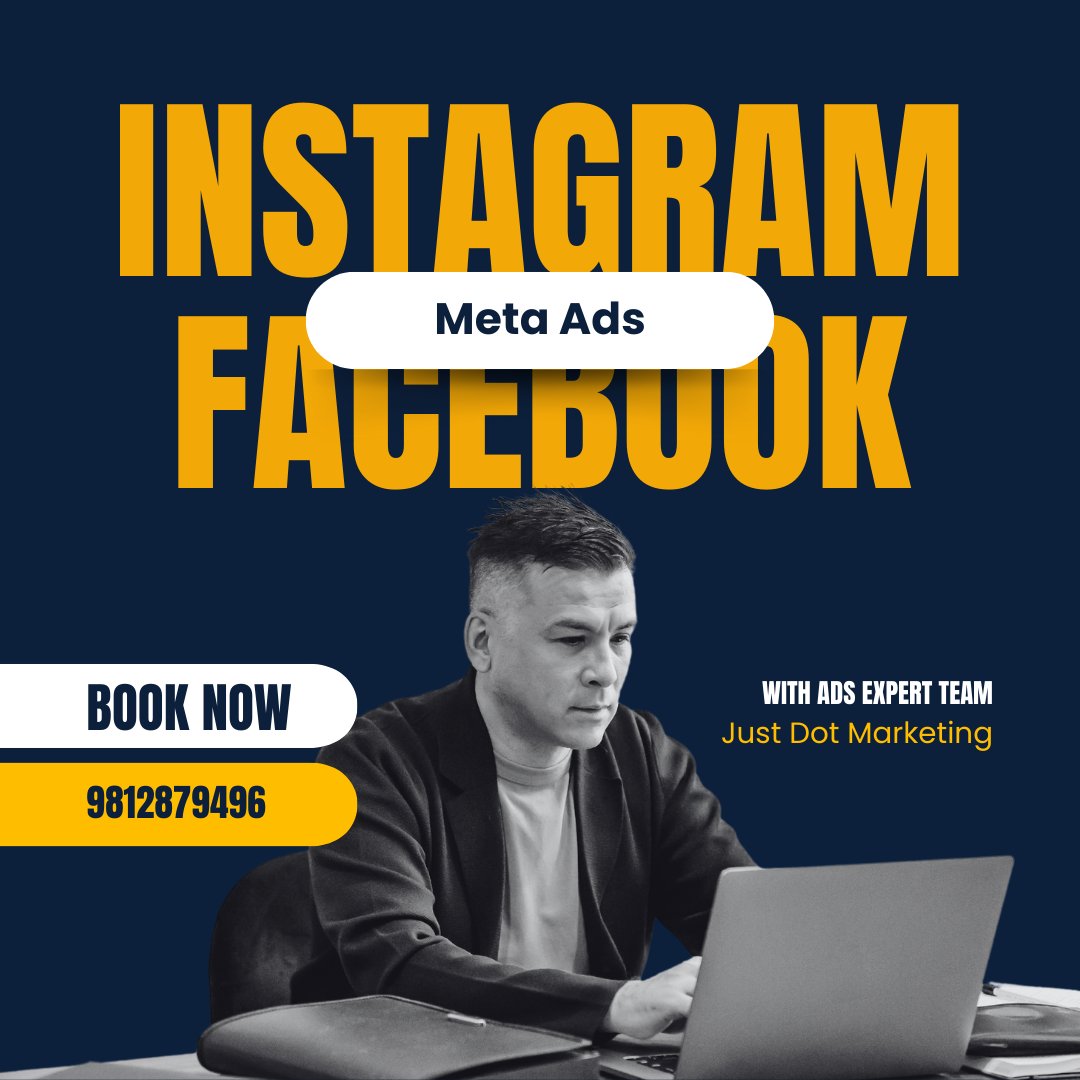 Justdotmarket's tweet photo. Run smarter Instagram &amp; Facebook Ads 🚀
Get expert-managed Meta Ads with Just Dot Marketing.
📞 9812879496
#MetaAds #FacebookAds #InstagramAds #DigitalMarketing https://t.co/zyrMRUJ6RI