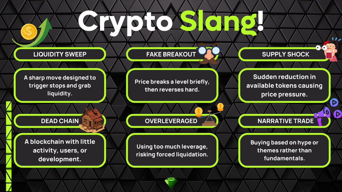 Make sure 2026 is the year you know all the Crypto Slang! Here are 6 more  to make that happen. Stay tuned for more Crypto Slang and Crypto Basics!