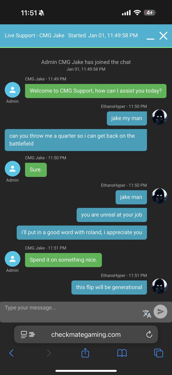 EthansHyper's tweet image. cmg jake just saved my 2026