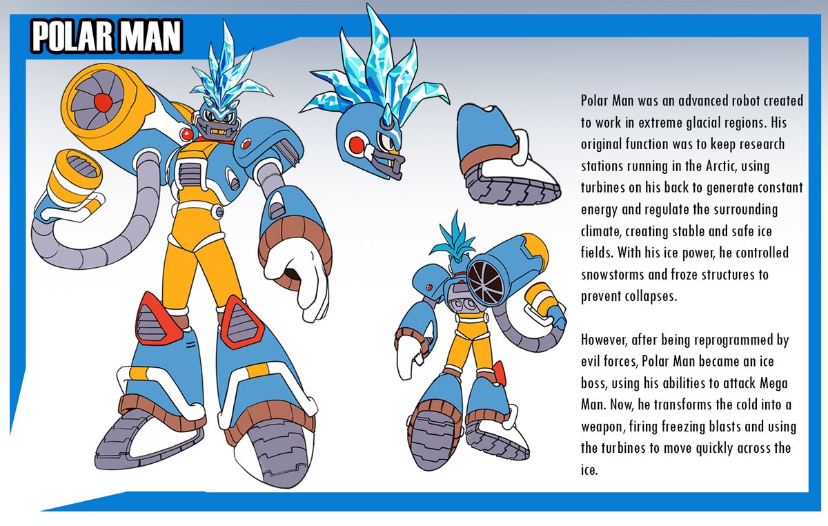 Hello <a href="/MegaMan/">Mega Man</a>

My entry for the Dual Override Robot Master Design Contest.  Additional information included in teeny tiny text on the image. I hope people like it!  #MegaManDO #DesignARobotMaster