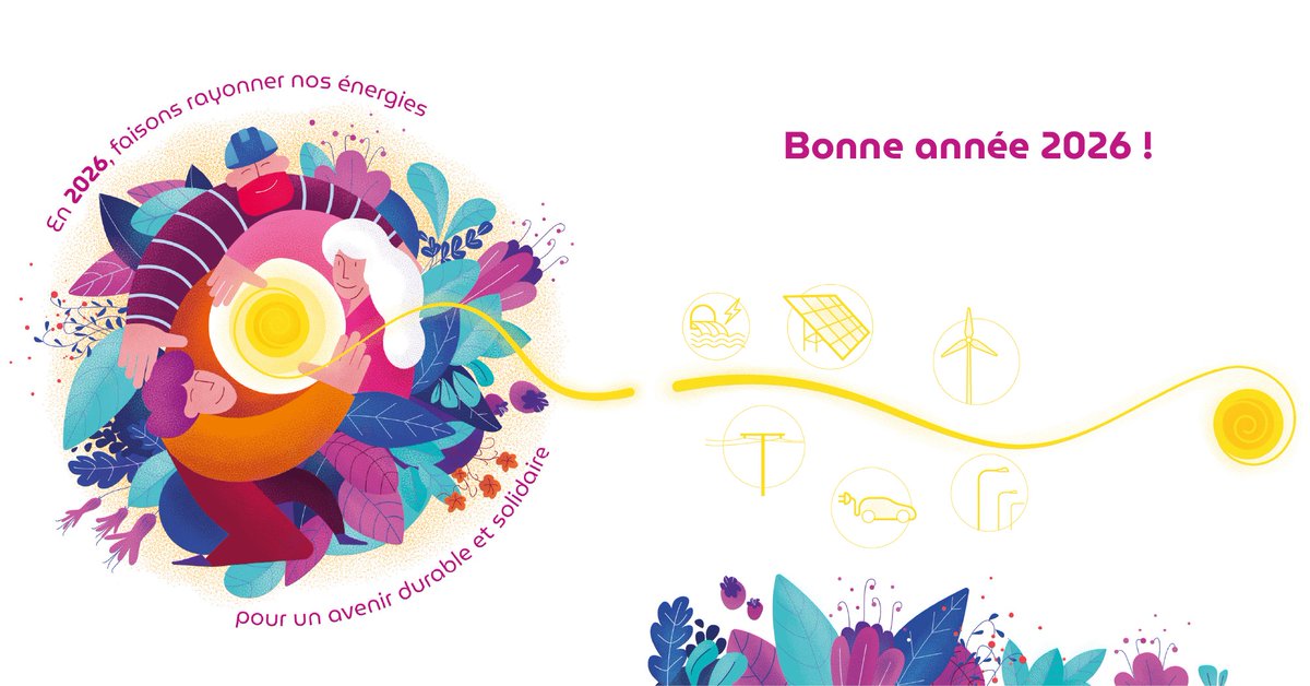 ✨ Tous les agents de GÉRÉDIS Deux-Sèvres vous souhaitent une très bonne année 𝟐𝟎𝟐𝟔 🎉✨