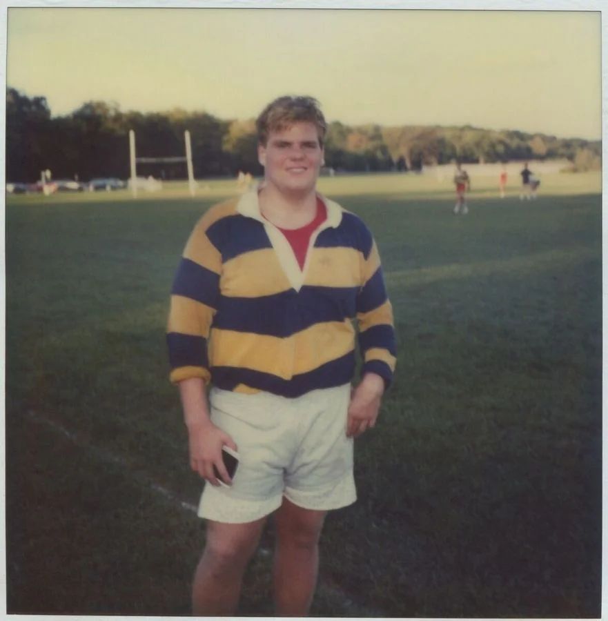 fasc1nate's tweet image. Chris Farley during his freshman year at Marquette University in 1982. His rugby team's motto was, "We might lose the game, but we'll win the party."

More rare photos: bit.ly/44OpIzi