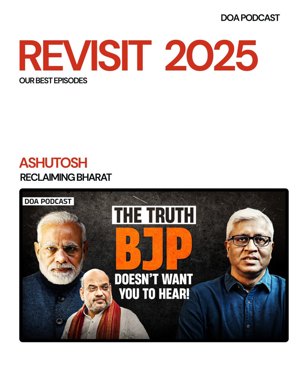 DOA Revisit
Our best Episodes from the year 2025
Watch here : youtu.be/nFo4Jy_vIZI

Topic : Critical Mistakes Narendra Modi Made in His Political Strategy
Author : <a href="/ashutosh83B/">ashutosh</a> 
Book Name : Reclaiming Bharat (<a href="/WestlandBooks/">Westland Books</a> )

Subscribe to us here : youtube.com/@Discoveryofan…
