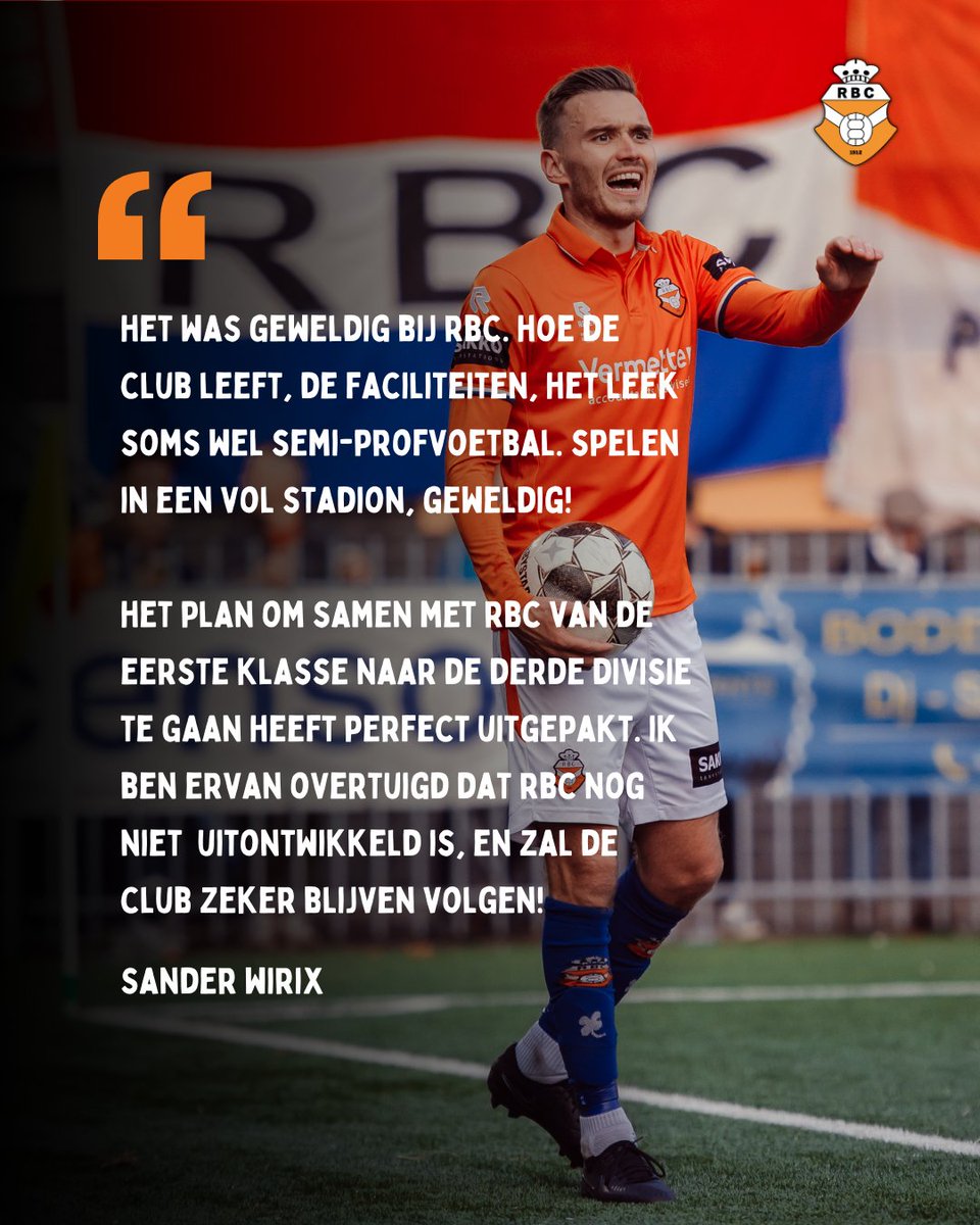 RBCvoetbal's tweet image. 𝗦𝗮𝗻𝗱𝗲𝗿 𝗲𝗻 𝗝𝗲𝗻𝘀 𝗪𝗶𝗿𝗶𝘅 𝗻𝗮𝗮𝗿 𝗦𝗩 𝗦𝗽𝗿𝘂𝗻𝗱𝗲𝗹
Sander Wirix en Jens Wirix keren na dit seizoen terug naar waar het voor hen begon: SV Sprundel.

➡️ Facebook.com/RBCvoetbal

🧡🤍💙#SamenHogerop