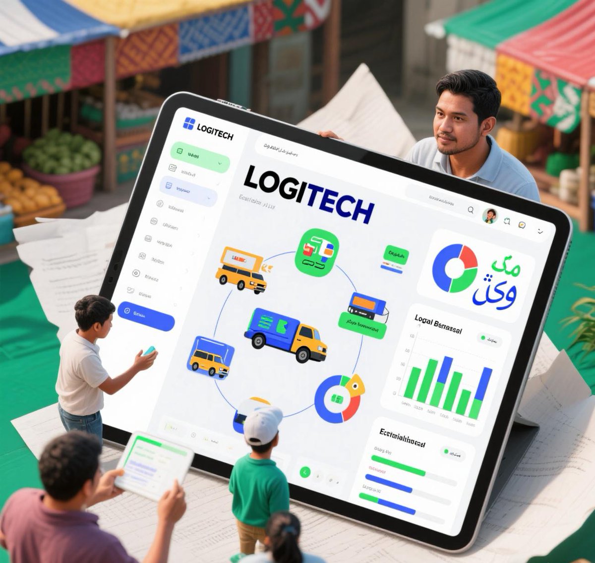 fireflygold09's tweet photo. ๐๏ธ LOGITECH ensures peace of mind for businesses and fairness for every driver. #HalalLogistics #FairWork #TrustInTech
This online crowd sourcing project aims to develop an innovative and ethical logistics technology platform that connects local businesses with drivers in a Sharia-compliant manner. Our platform will promote transparency, fairness, and sustainability, supporting small businesses and ensuring fair wages for transporters while adhering to Islamic business ethics.
PROJECT LINK:๐๐๐
https://t.co/p75tJGRNF1
@maljefairi
@noumanmh
@mulord92
@kcryptopau
@yiesaiah_0625
@urfavsaiele
@Venusdeleon04
@radsdesign31
@camztribiana