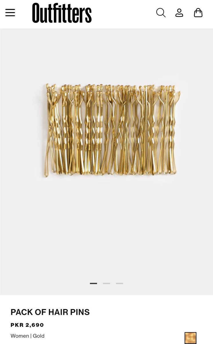What's so special about these simple hair pins? That too of PKR 2690? Like seriously #outfitters
