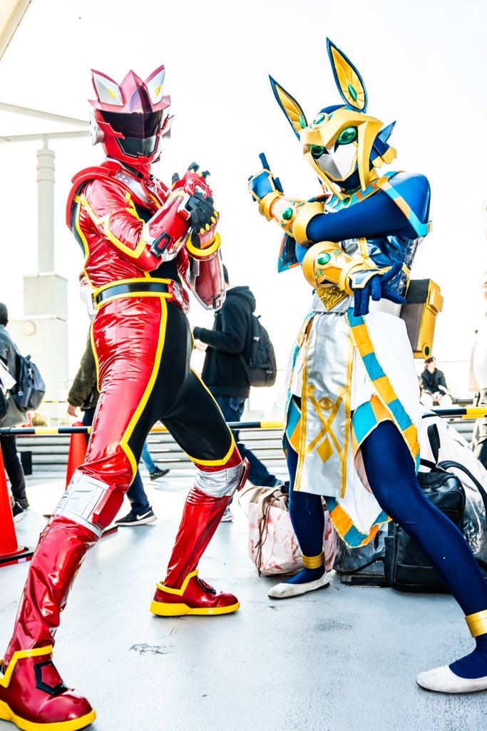 2025年コス納めになった異世界レッド！
出会って10年経って、初めてコミケでの併せでした🤣

今年はキズナメイガス作りたい

#C107コスプレ
 #C107_cos
#異世界レッド
📸（<a href="/VALKEN_ZERO/">VALKEN_ZERO💉×4📷2/8ワンフェス、a!2/14～15</a> ）
🔥（<a href="/geroriann/">ツカス@コミケ</a> ）