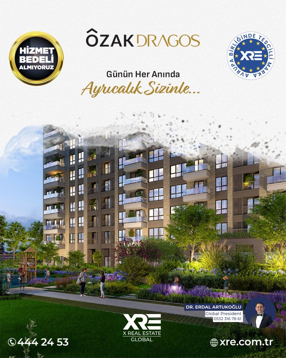 Yaşamınıza huzur ve güven katan atmosferiyle burada her an ayrıcalıklı bir deneyime dönüşür.

Şehrin enerjisi yerini sakinliğe bırakırken, Özak Dragos’ta yaşam; güvenli, keyifli ve ışıl ışıl bir şekilde sürer.

XRE iş birliğiyle, bu özel yaşamı yakından keşfetmek için bizimle