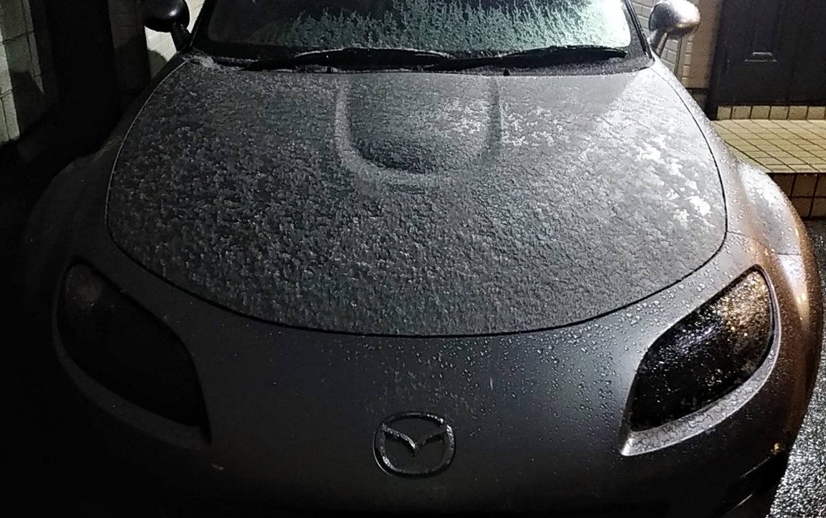 雪降ってるやんけーw