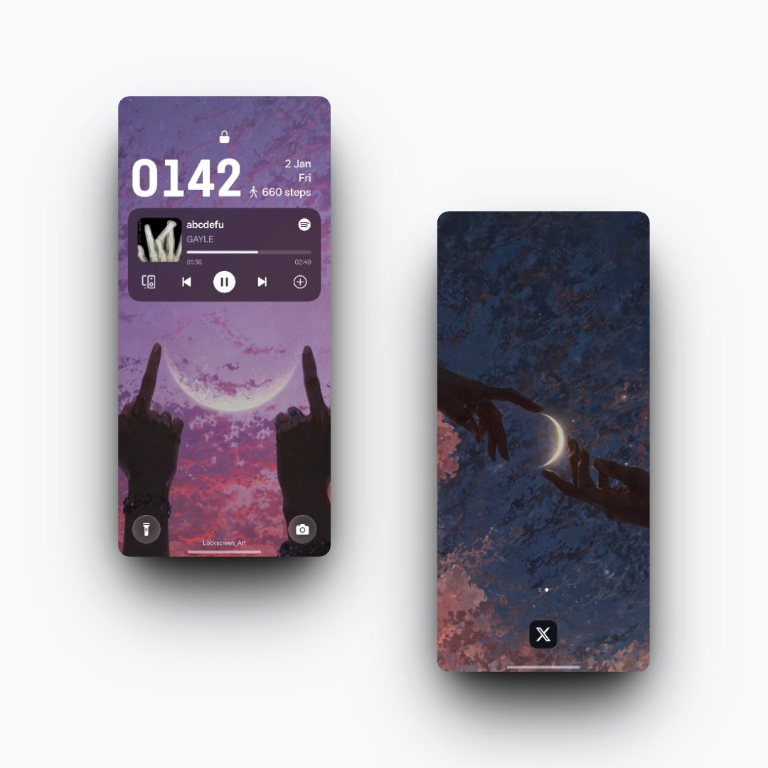 lockscreenarts's tweet photo. AESTHETIC WALLPAPER ✨🌙
Lock Screen &amp; Home Screen https://t.co/W9A5bd8ozJ