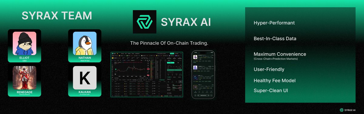 NotVecna's tweet photo. $SYRAX is on a mission to heal the gloomy and dark world of trenches with less than 1% fee per transection u dont need to over pay to be in this market. https://t.co/CXTFQPCkdS