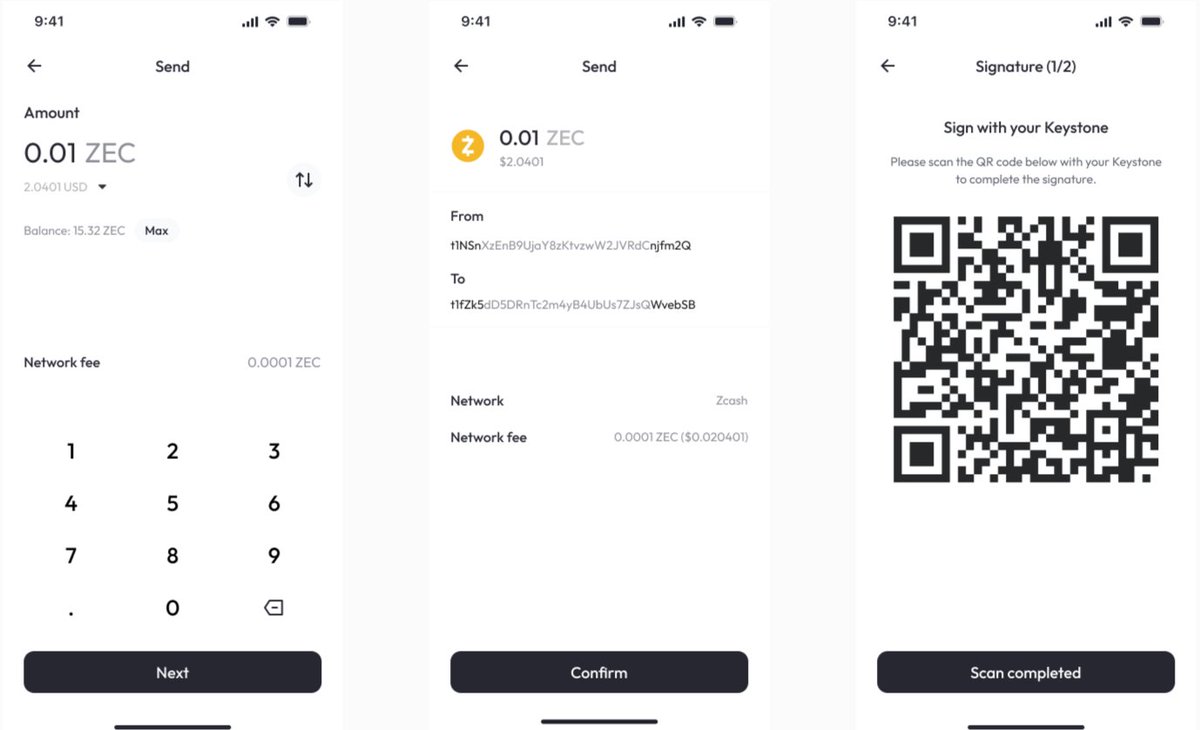 Keystone Hardware Wallet tweet media