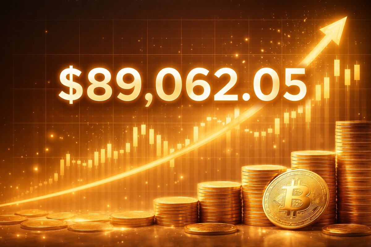 BTCUpdatesLive's tweet photo. Current Price BTC: $89,062.05 https://t.co/koffwwv575