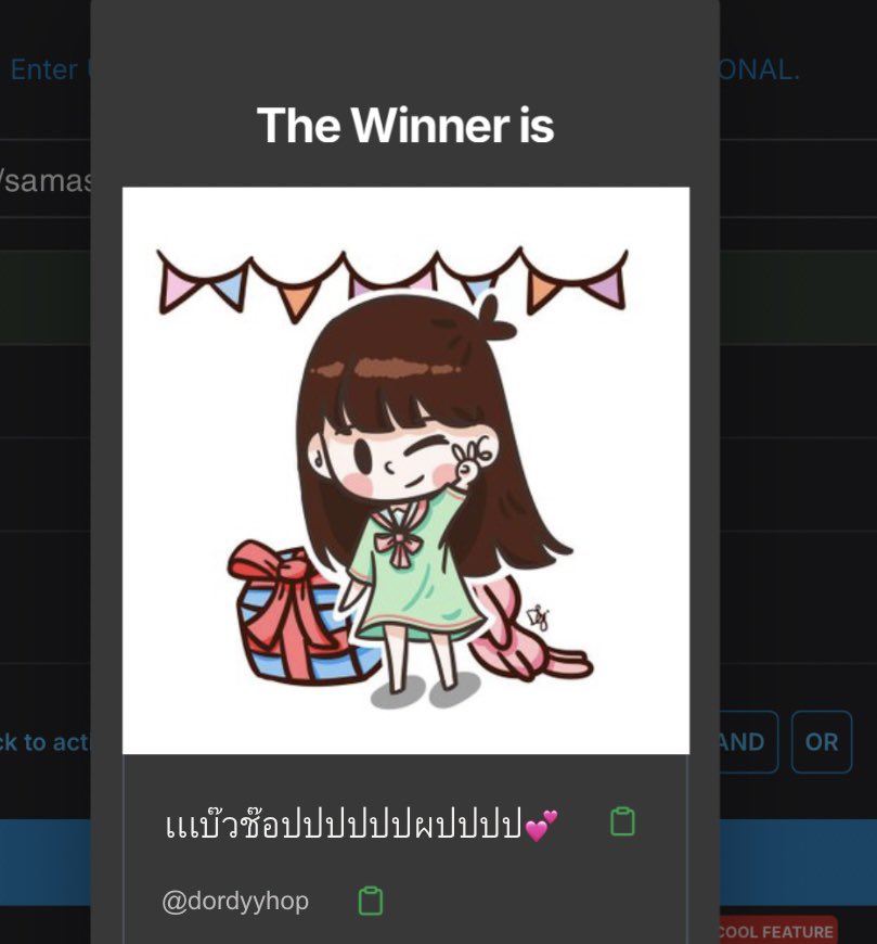 samaseepat's tweet photo. สุ่มแล้วนะค้าบ @dordyyshop มารายงานตัวด้วย https://t.co/yQHyazttbj