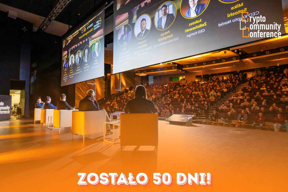 GM 🇵🇱

Zostało już tylko 50 dni do NAJMOCNIEJSZEJ konferencji na polskiej scenie krypto!

Agenda naszego wydarzenia będzie tak konkretna, że rozwali system 😇

Nie masz jeszcze biletu? 
Więc na co czekasz?
Kup go teraz 👇

#Cryptoeventpl #Kryptowaluty #Bitcoin