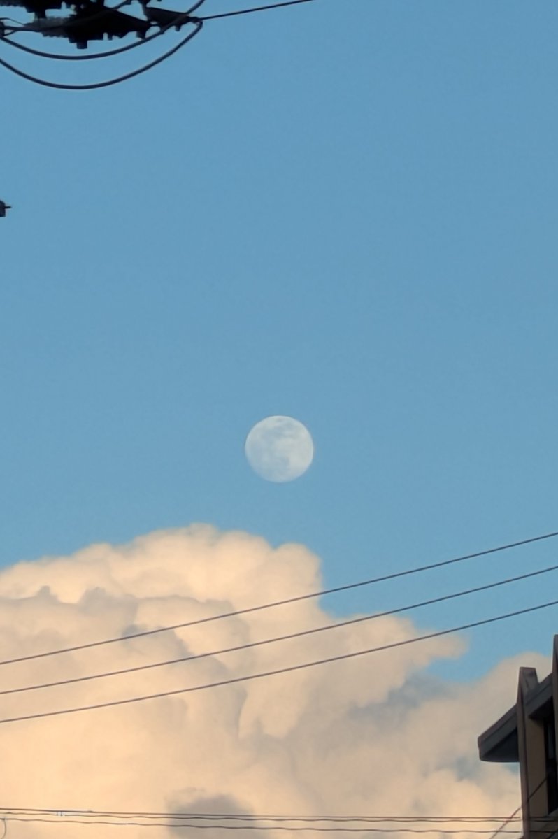 mintbluemint's tweet photo. 今空  明日が🌕️満月の様です。 https://t.co/wNJF0poHzJ