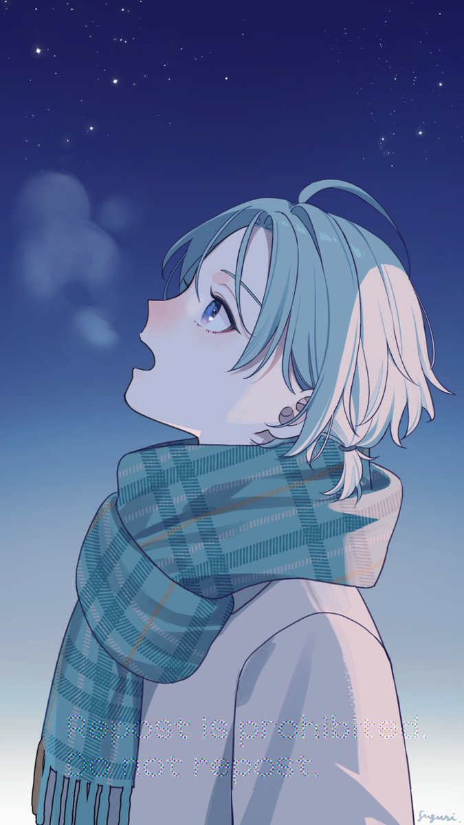 「上げなおし おでこと再販に感謝___」|すぐりのイラスト