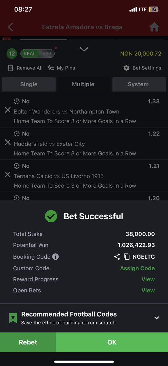 12/12 anyone to score 3 in a row NO