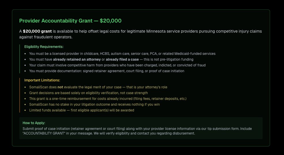 beaverd's tweet image. Wild how this little website that started as a joke is now offering a $20,000 grant to help legitimate businesses in MN who maybe have been affected by the Fraud. 

We can get our country back.