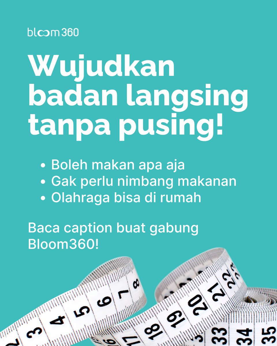 bloom360_id's tweet image. 👉 Klik bloom360.id buat dapatkan program yang terbukti efektif bikin badan sehat dan langsing!

#bloom360 #beforeafter #fatlossjourney #dietfleksibel #tipslangsing #hasilnyata