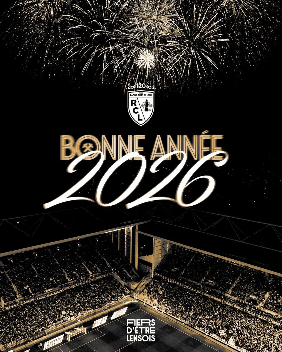 Bonne année 2026 de la part de toute la famille du RC.Lens Cécifoot
Chers membres, supporters, bénévoles et amis de la section Cécifoot, nous sommes ravis de vous adresser nos vœux les plus chaleureux.
Que 2026 soit une année de succès, de santé et de bonheur ! ❤️🧡