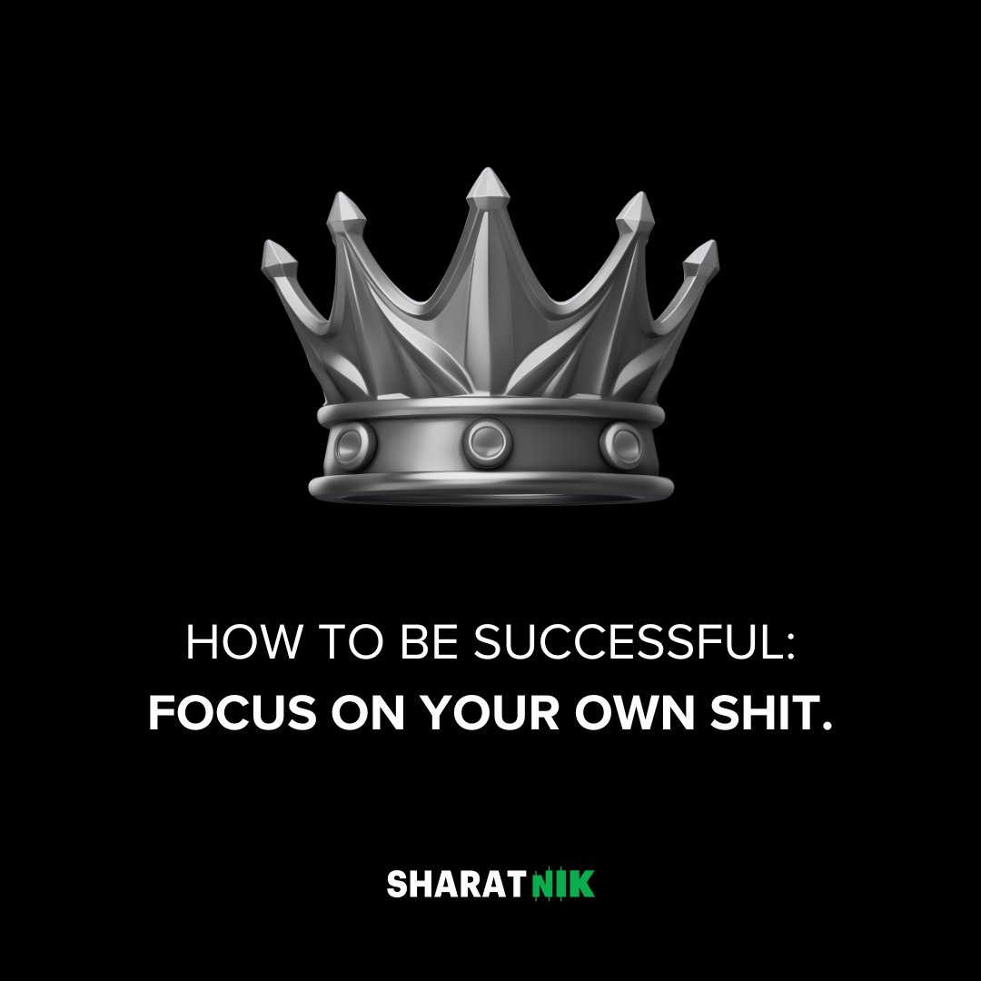 Your biggest upgrade isn’t strategy. It’s attention and attention is a resource. Spend it on yourself.

Improve your trading results by focusing on yourself.