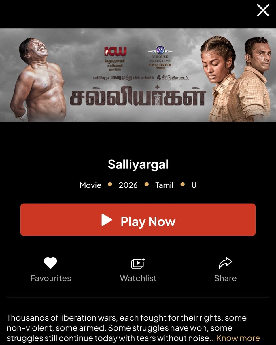 Thesiyaraj_'s tweet photo. #சல்லியர்கள் படம் பார்ப்பதற்கு #OTTPlus ல் subscribe செய்துவிட்டேன்.
ஆவலுடன்
https://t.co/WJfuJaZrpk https://t.co/OiQwb2hg3A