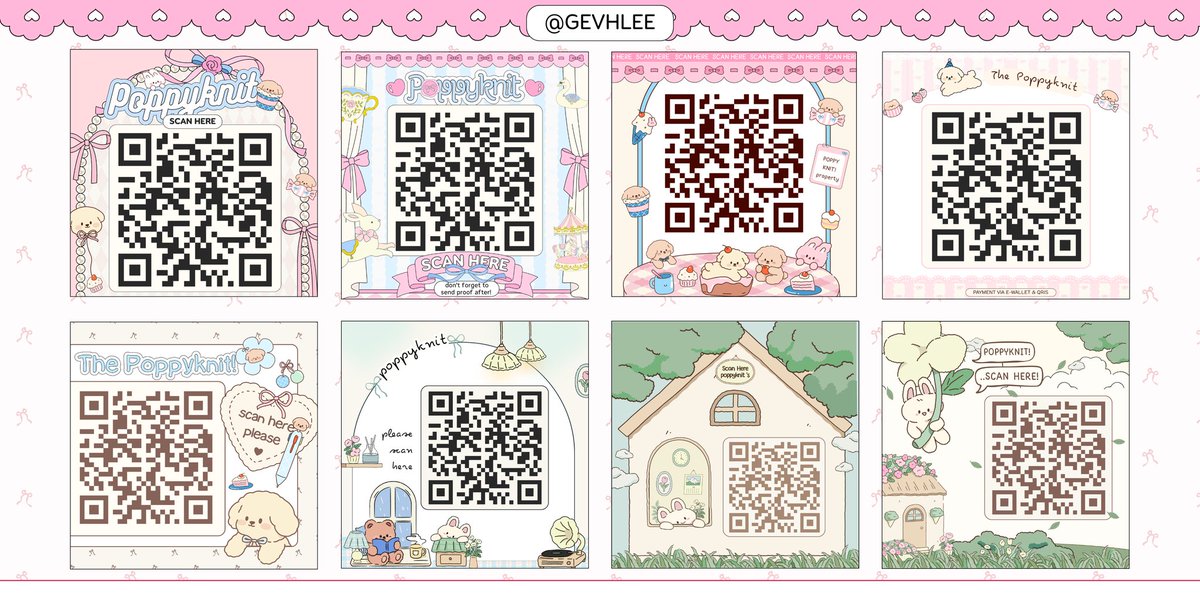 gevhlee's tweet image. #zonauang / Help repost, please? Thank you &amp;lt;33

## P🍀PPYKNIT . exe: providing QR deco, PL edit, Layout, Watermark, dan setup BA super imup! Ada bundle dan bisa dibeli satuan. Avail custom juga, scroll down for the details. 💟