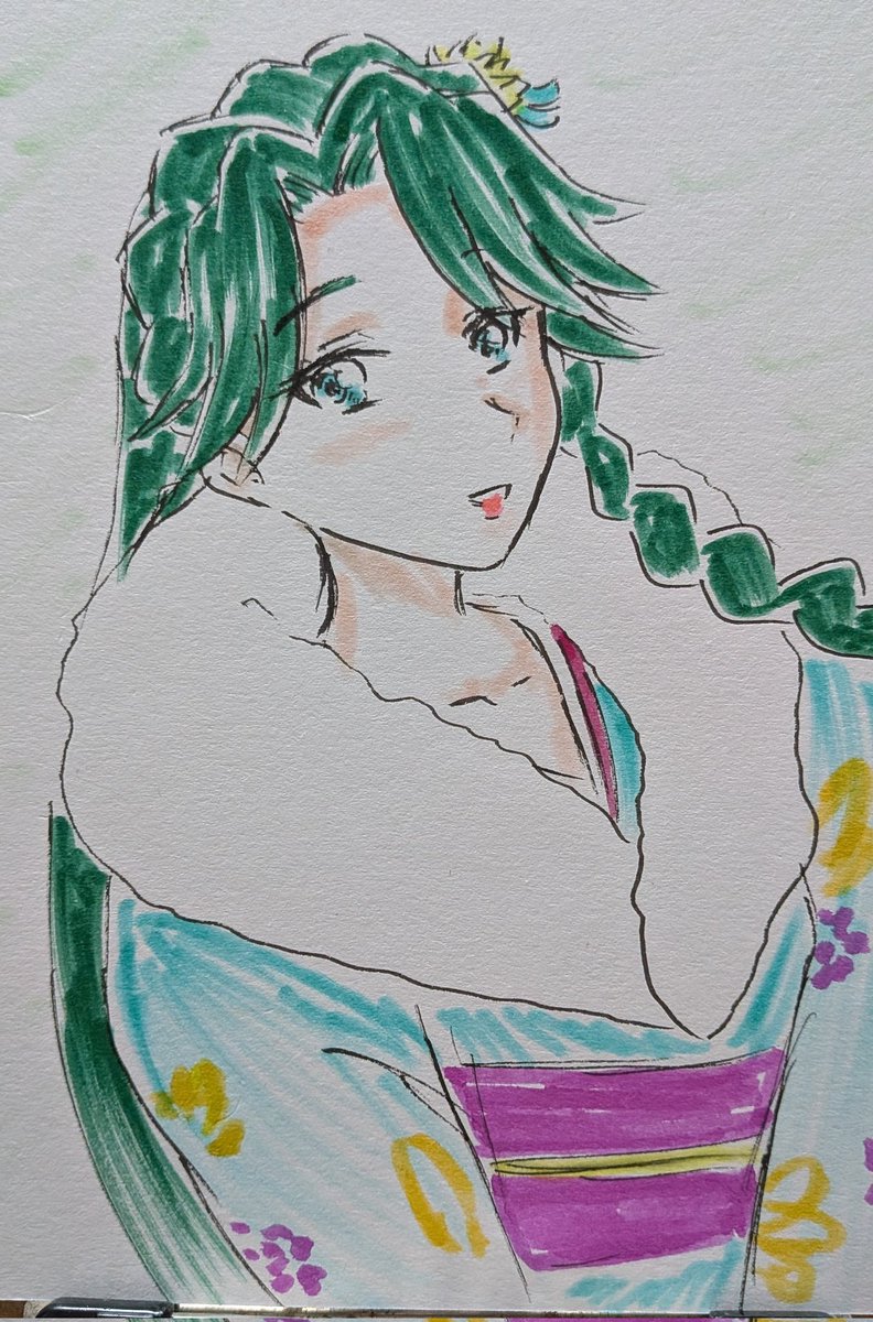 「#ゴープリ10周年なので海藤みなみさん3733枚描いてお祝い (1327.132」|沖庵のイラスト