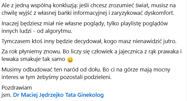 Przyniosłam Wam z FB.
Przeczytajcie, proszę🙏