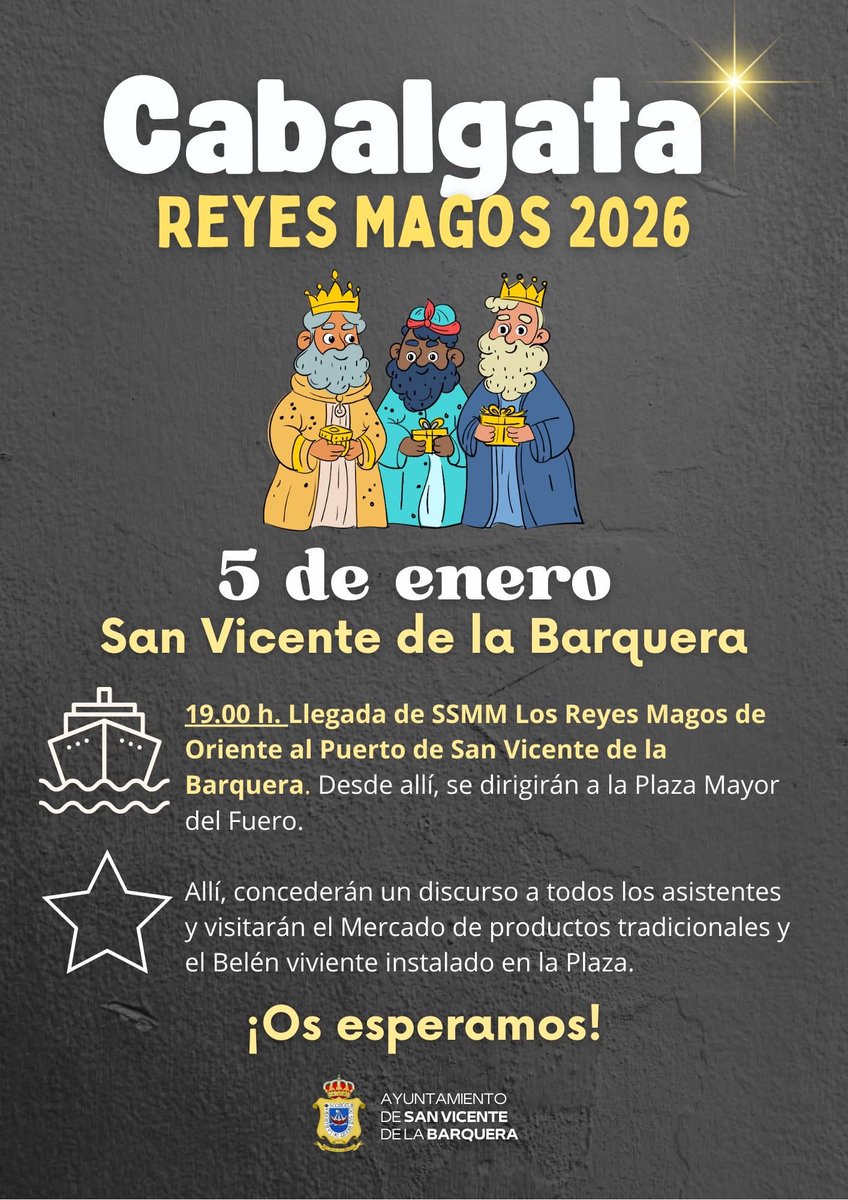 ¡CABALGATA SSMM LOS REYES MAGOS DE ORIENTE 2026! 👑👑👑