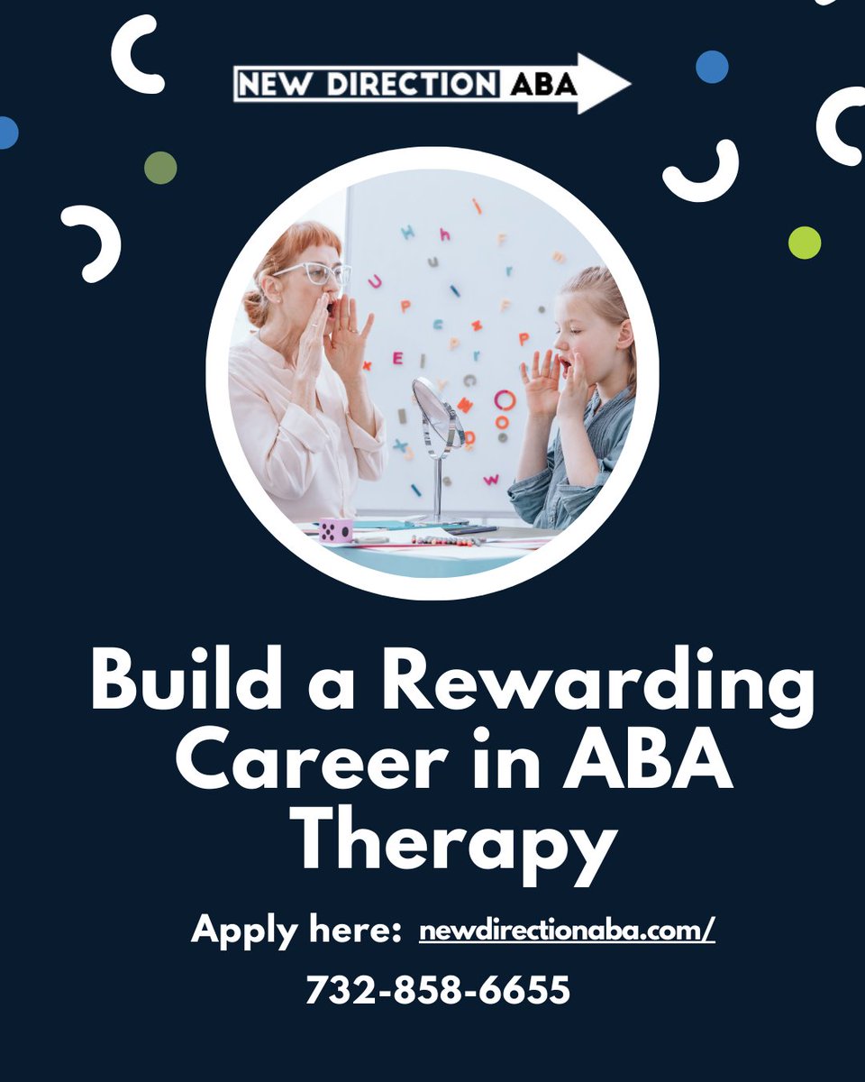 newdirectionaba's tweet image. ABA Therapy Jobs in NJ

New Direction ABA is hiring professionals committed to helping individuals grow through structured behavioral support. Learn more: thenewdirectionaba.blogspot.com/2026/01/aba-th…

#abatherapyjobs #njaba #behavioranalysis #abacareers #autismsupport