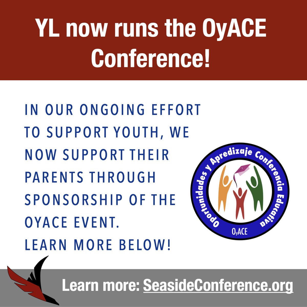 YLprogramDOTorg's tweet photo. YLP is pleased to sponsor Oregon's largest bilingual conference for parents in Oregon!  Registration is still open.  January 30-31 in Seaside!   Visit https://t.co/AbSNXz7e4N https://t.co/1yaPNfHcAh