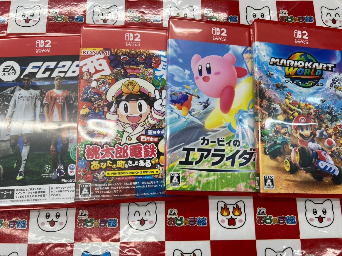 Switch2 ソフト多数買取いたしました‼ 『カービィのエアライダー