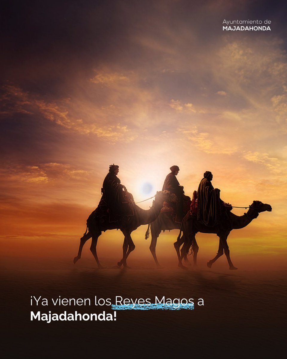 ¡Los Reyes Magos llegan a #Majadahonda con toda su magia! ✨👑

El 5 de enero a las 18h: 6 carrozas espectaculares con 27.000 luces LED, 

¡8 toneladas de caramelos, música, pasacalles y mucha ilusión!

Zonas accesibles para todos ♿️🔇🤍

+ info: majadahonda.org/noticias/-/ass…