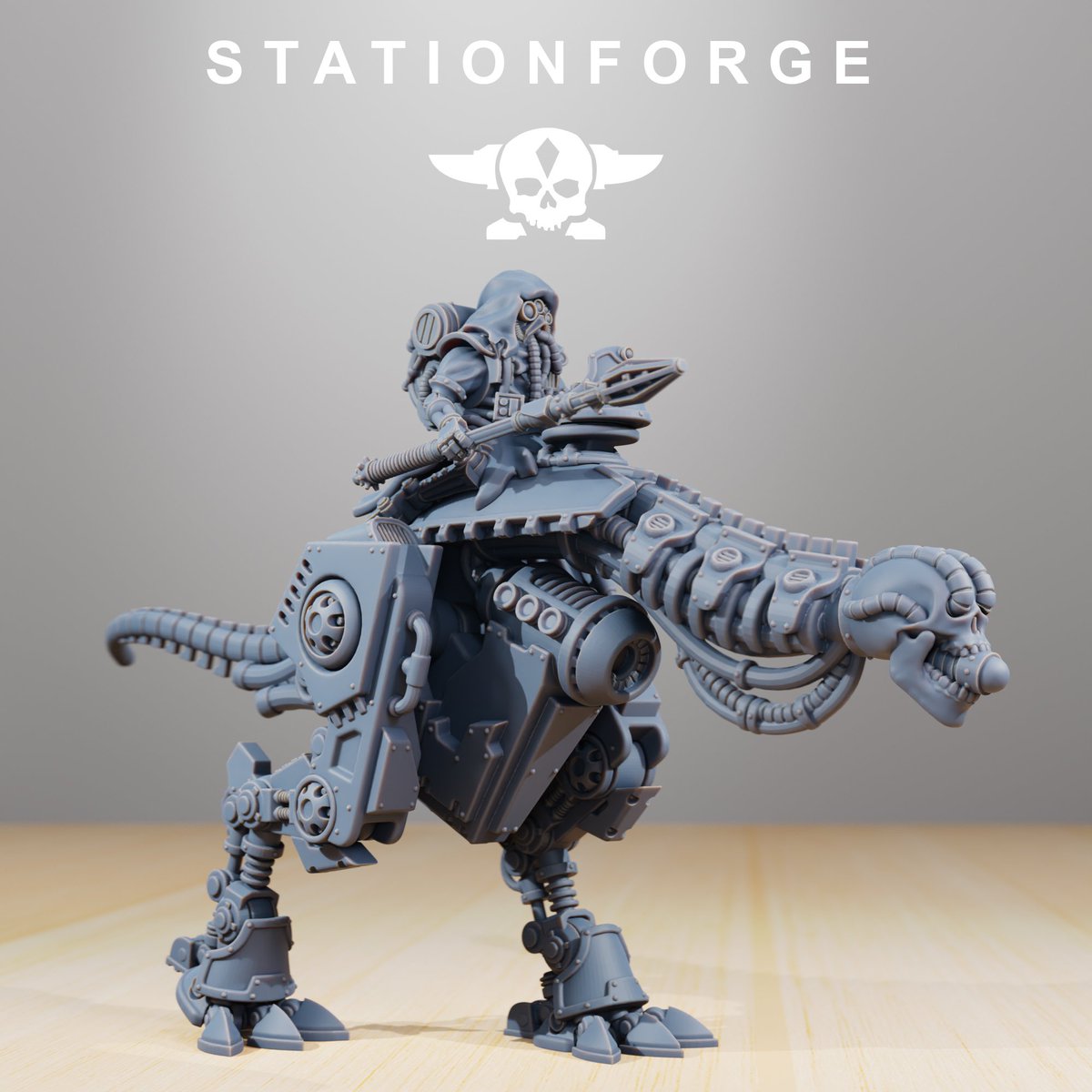station_forge's tweet image. Leading the charge through the ruins: The Scavenger Alpha Rider. Built for speed, command, and survival in the harshest sectors. When the Alpha moves, the pack follows.
Grab from the link: myminifactory.com/object/3d-prin…
#WarhammerCommunity #miniaturepainting #3dprintedmini