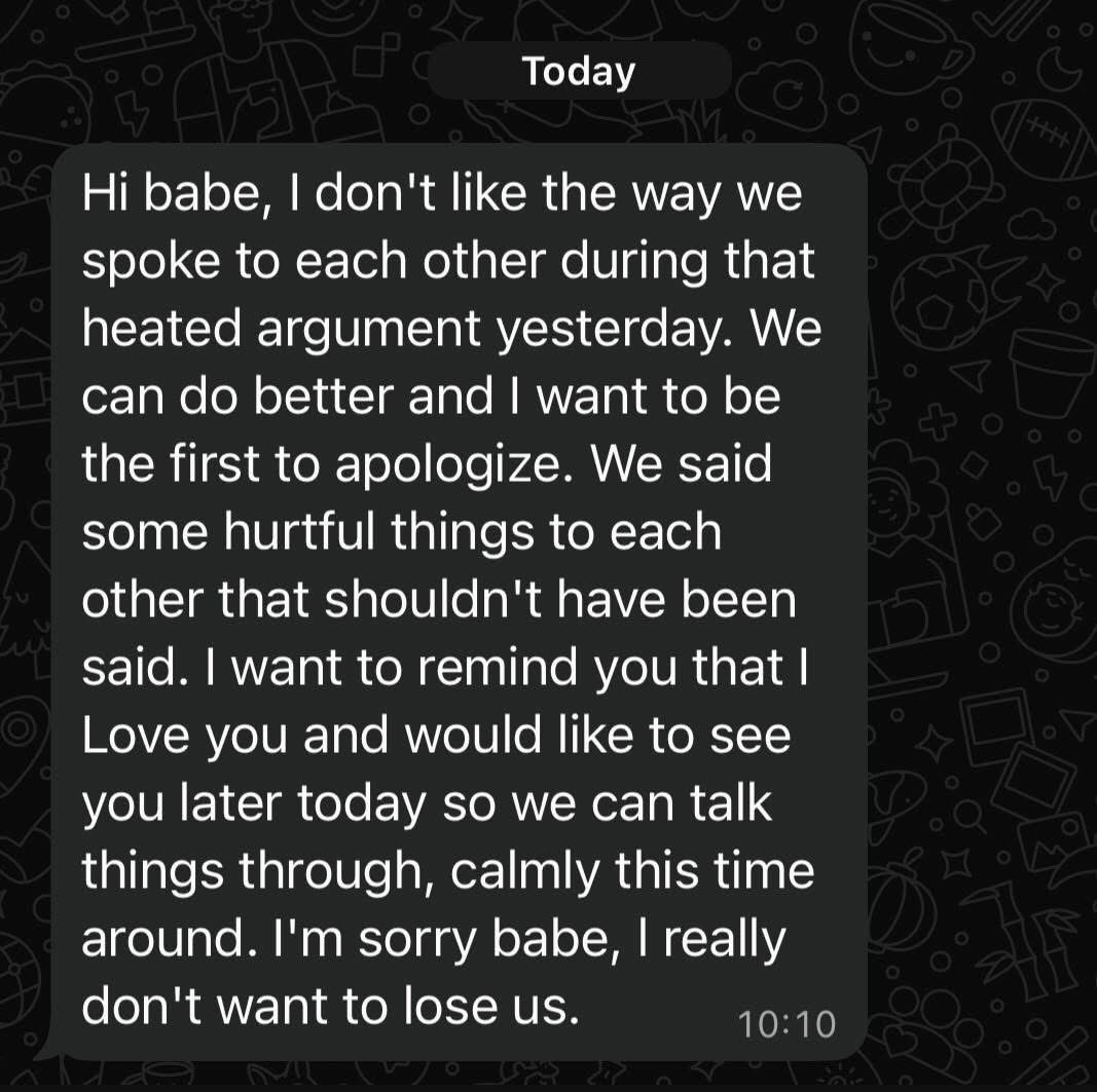 Somlimokazi's tweet image. It takes humility from both parties to archive this kind of relationship.