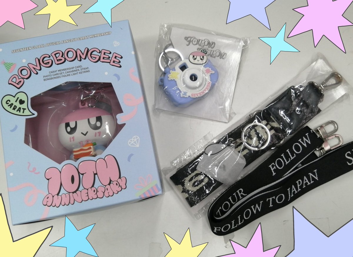 入荷情報】#SEVENTEEN SEVENTEEN 10周年ボンボンイの グッズが入荷しま