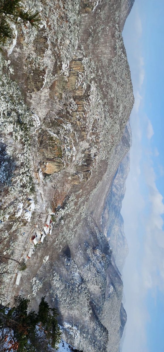 눈 소식에 달려간 고창 선운산입니다.