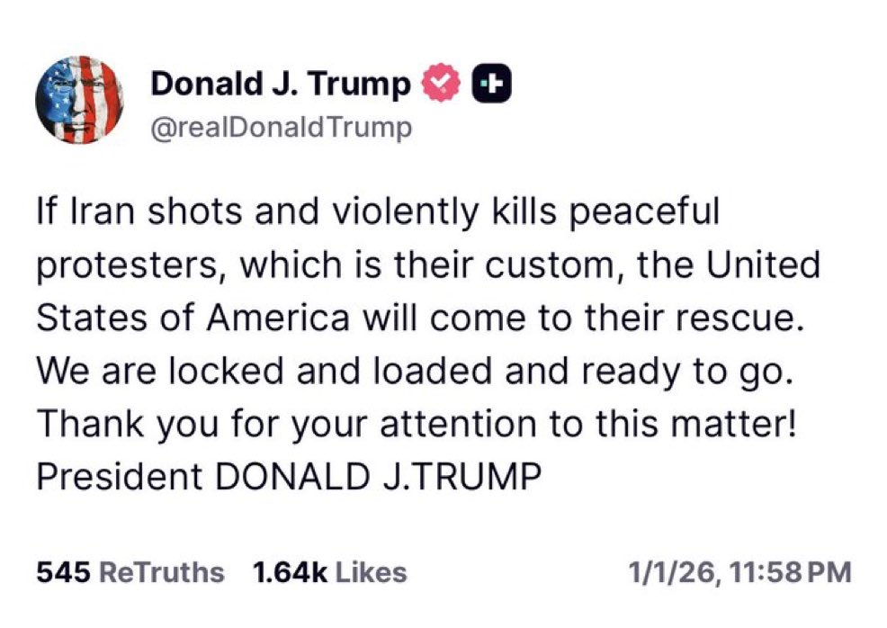 من با کمال میل حاضرم اون یک نفر باشم که کشته میشه ولی باعث بشه ترامپ زبان زور رو به خامنه‌ای مزدوراش نشون بده.