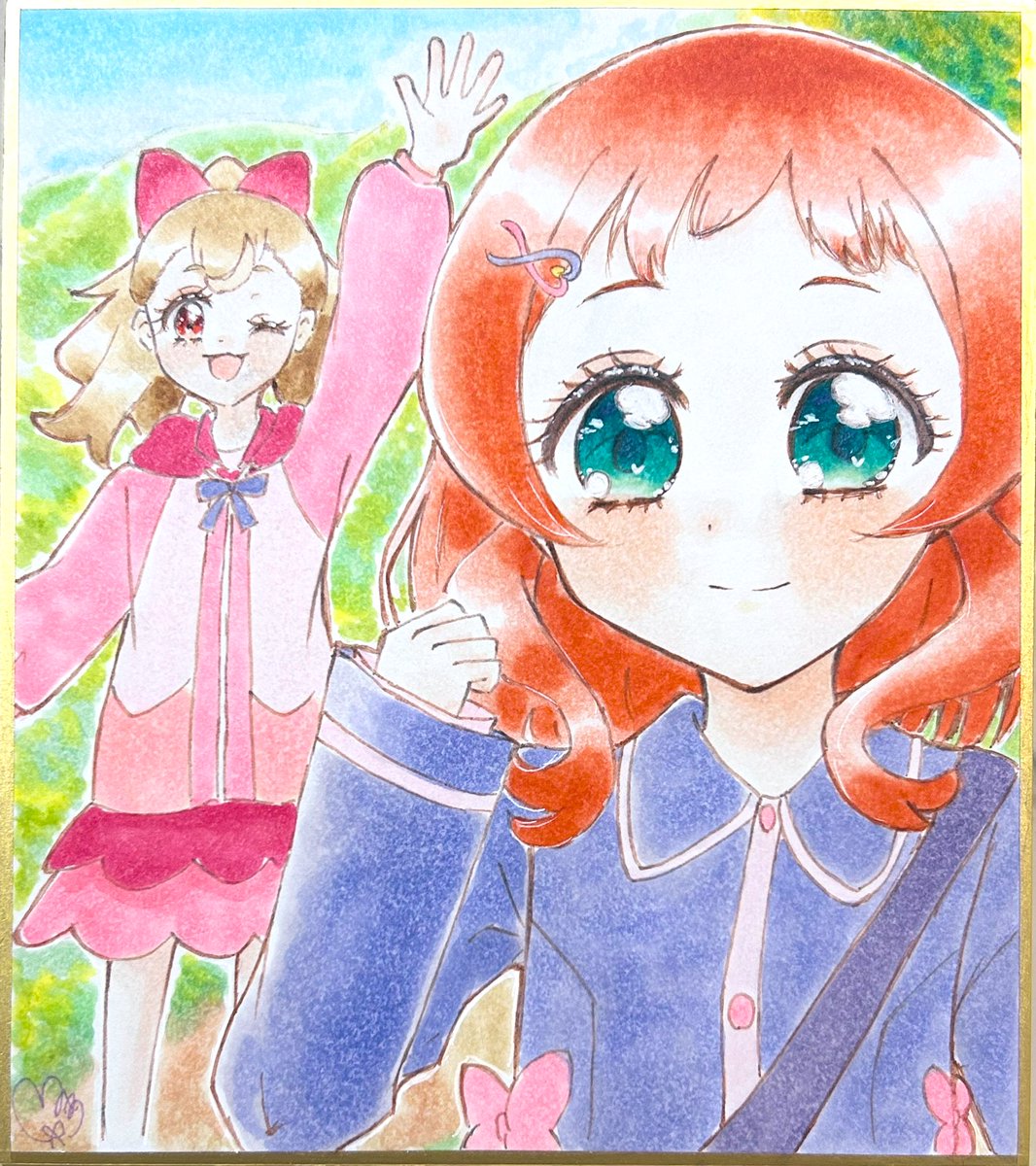 🩷こむぎ&amp;いろは💜
✨仲良くお散歩にでかけよう〜💖✨