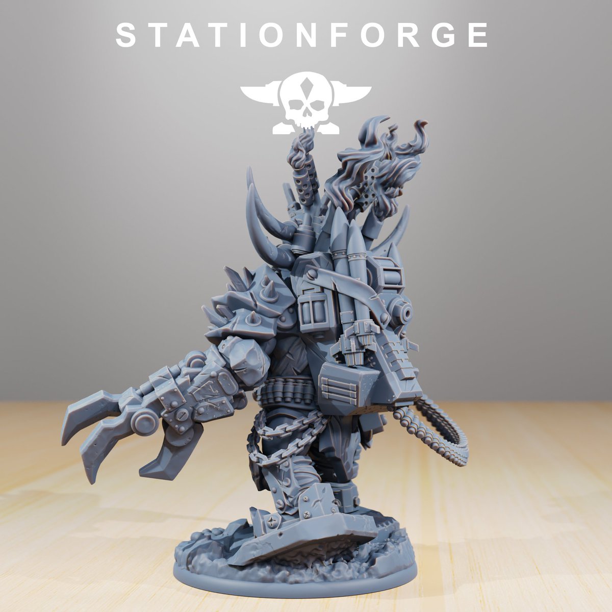 station_forge's tweet image. BIGGER. LOUDER. NUTTA. 💥👹

The Orkaz Grand Nutta has entered the chat, and he’s brought enough firepower to level a fortress. If it’s not loud, it’s not Orkaz.
 Get it here: myminifactory.com/object/3d-prin…
#3dprintedmini #miniaturepainting #ttrpg