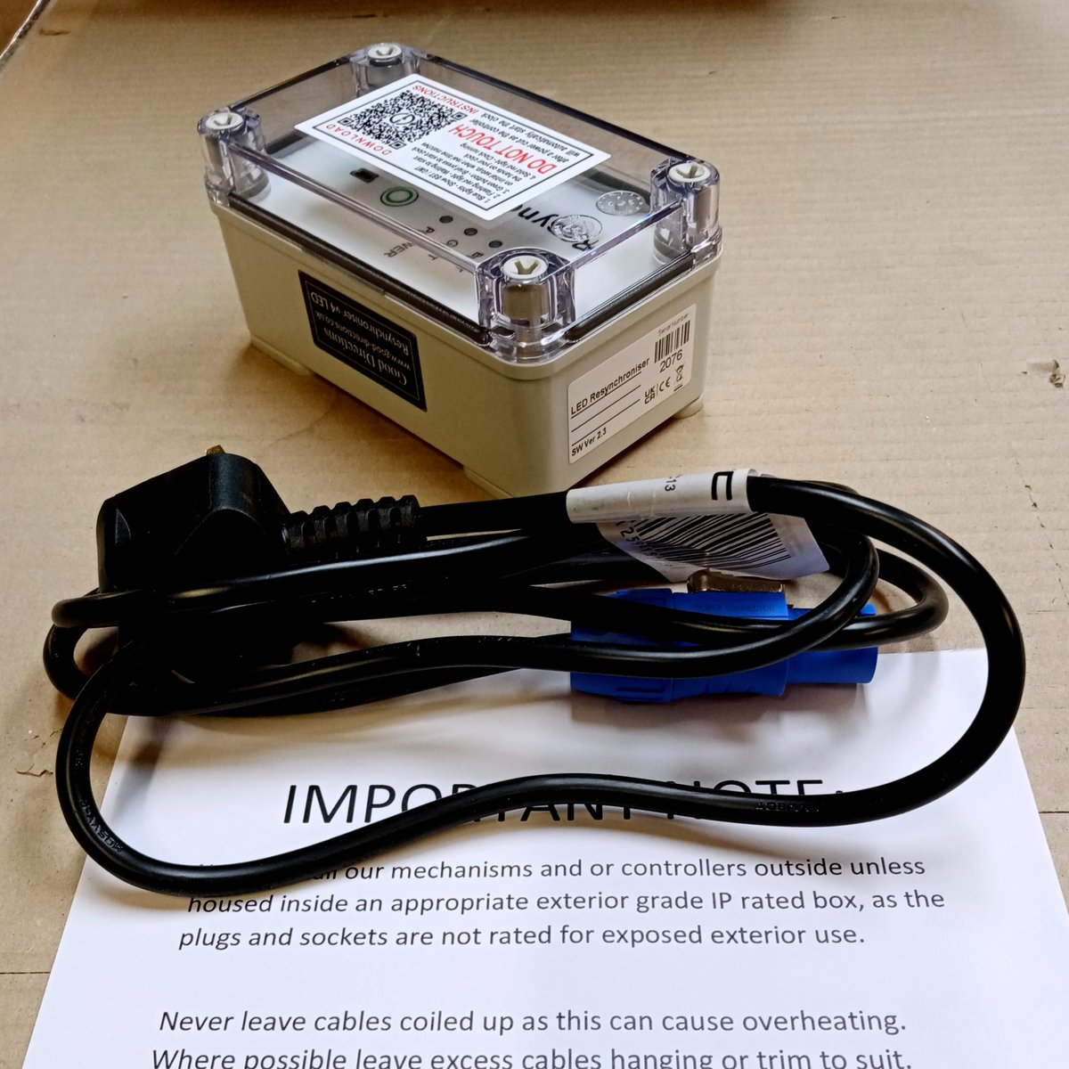 Exterior_clocks's tweet photo. Resynchroniser 4 with LED delivered to Southport.
Reliable control for public clocks and installations.
https://t.co/MM2BHM5HBU
#Resynchroniser #ClockController #Southport #GoodDirections #ModernHorology https://t.co/A5XYJ8IrZc