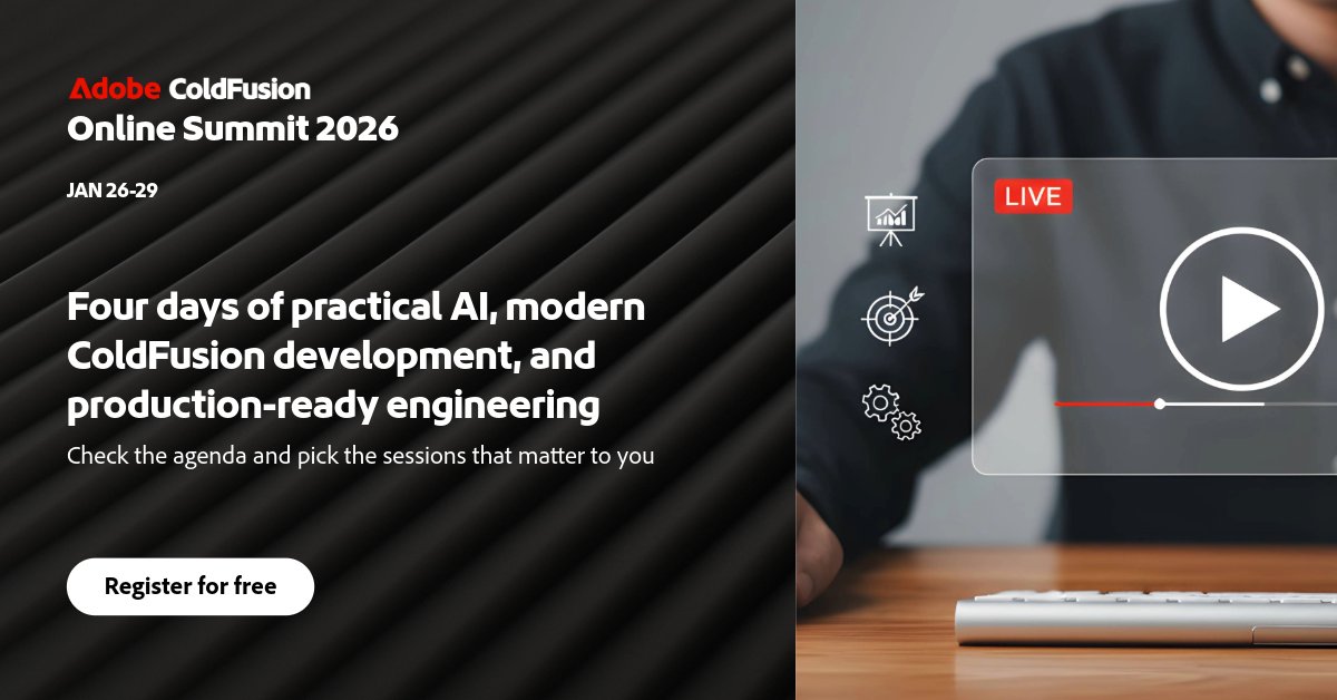 Adobe ColdFusion tweet media